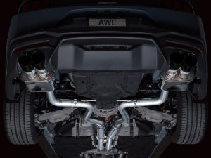 Ford Mustang Performance Exhaust - AWE Tuning - SwitchPath Cat Back - Diamond Black - 2024+